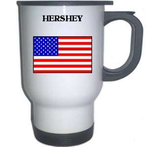  US Flag   Hershey, Pennsylvania (PA) White Stainless Steel 