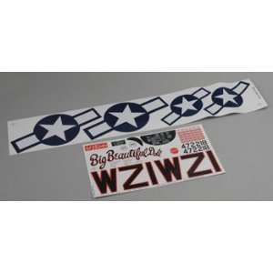  Decals P 51 Mustang Toys & Games