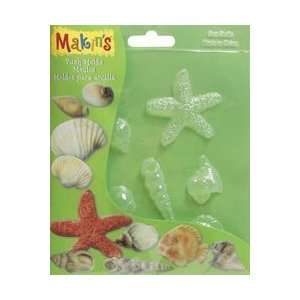  Makins Clay Push Molds Sea Shell M390 3; 3 Items/Order 