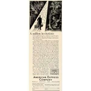  1931 Ad American Express Co Traveler Service Travel Checks 