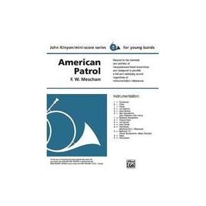  American Patrol Conductor Score Concert Band Music by F.W 