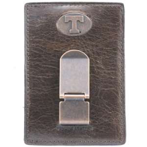  Fossil Tennessee Volunteers Brown Leather Card Holder 