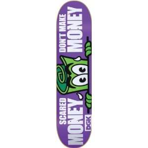  Dgk Scared Money Deck 7.75 Purple Skateboard Decks 