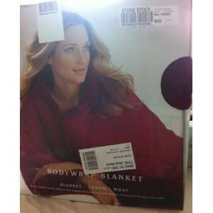  Charter Club Body Wrap Blanket Red: Home & Kitchen