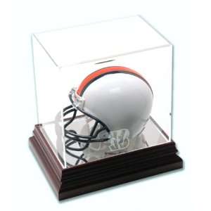   (bengals Logo) Mini Helmet Display Case (ammh 1): Sports & Outdoors