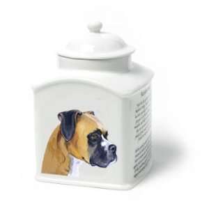  Boxer Dog Van Vliet Porcelain Memorial Urn Everything 