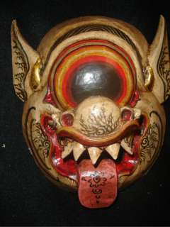   Besek Mask Topeng~Cyclops~1 Eyed Demon~Bali Art carved wood  