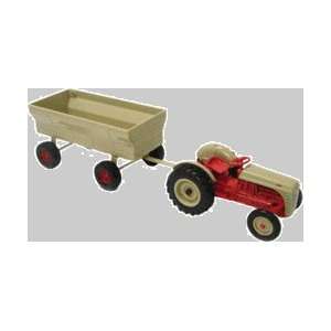  Ertl Ford 8n Diecast Tractor and Wagon 1:16 Scale Farm Toy 