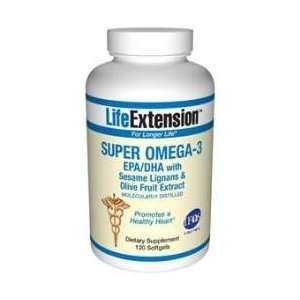  Super Omega 3 EPA/DHA with Sesame Lignans Olive Fruit 