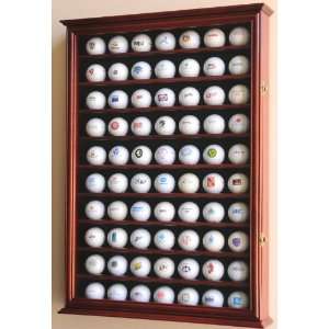 70 Golf Ball Display Case Cabinet Holder Wall Rack w/ UV Protection 