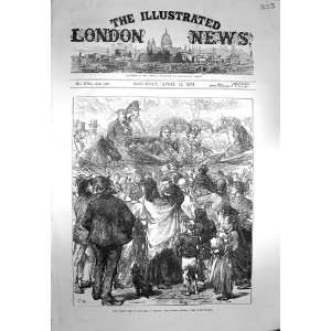  1873 Queen Visit London Hackney Road Carriage Horse