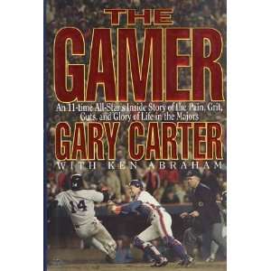  Signed Gary Carter Picture   THE GAMER Hardcover Book 