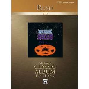  Alfred Rush 2112 Drum Transcriptions Book Musical 