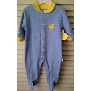 Bon Bebe Baby Clothes Light Blue Cotton Ducky Sleepwear Long Sleeve 