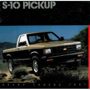  1987 Chevrolet S 10 Chevy Truck Sales Brochure S10 