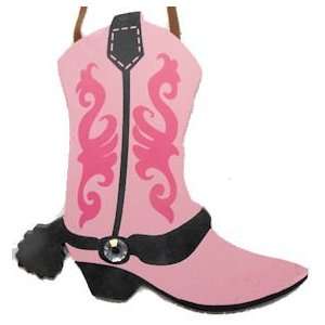  Piggies in Pink Cowgirl Boot Ornament: Home & Kitchen