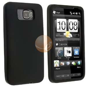  Silicone Skin Case for HTC HD2, Black Cell Phones & Accessories