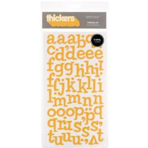    Thickers Vinyl Alphabet Stickers 5.625X11 Sheet  