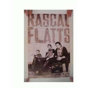  Rascal Flatts Poster Sitting Band 