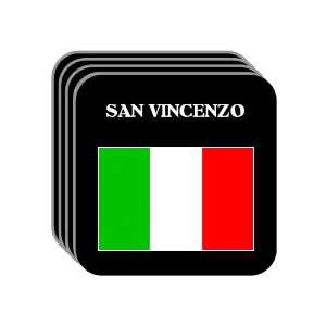  Italy   SAN VINCENZO Set of 4 Mini Mousepad Coasters 