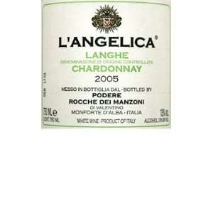   dei Manzoni Langhe Chardonnay LAngelica 750ml Grocery & Gourmet Food