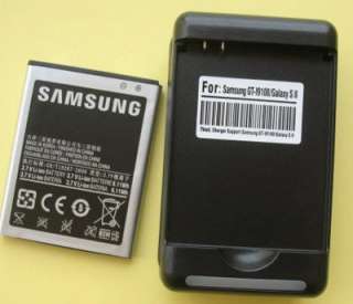 Battery+Charger Samsung GT i9100T GT I9100G I9100 GALAXY S2 II 