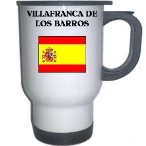 Spain (Espana)   VILLAFRANCA DE LOS BARROS White Stainless Steel Mug