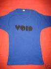 NEW VOID VOIVOD 1980s BLUE T SHIRT THERMAL TOP MENS M