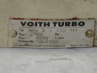 VOITH TURBO IPN6 200141 HYDRAULIC PUMP  