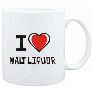  Mug White I love Malt Liquor  Drinks