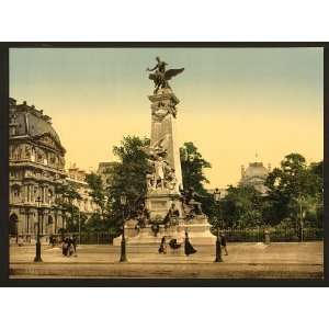  Gambettas monument, Paris, France,c1895