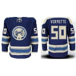  Wholesale Columbus Blue Jackets #50 Antoine Vermette Blue 