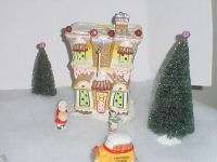 6pc DEPT 56 BAKERY Merryville Time to Celebrate Trees People Truck 