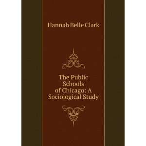   Schools of Chicago A Sociological Study Hannah Belle Clark Books