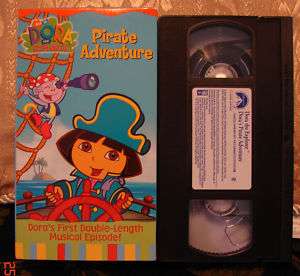 Dora the Explorer Pirate Adventure Vhs Video~$2.75 SHIP 097368795839 