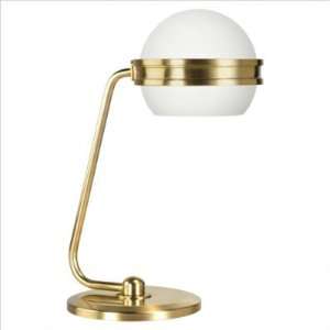  Robert Abbey Natural Brass Orbit Desk Lamp