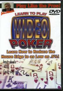 John Patricks Learn To Win At Video Poker DVD New  