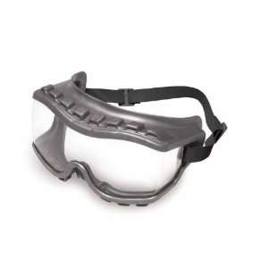   Goggles with Neoprene Band, Gray Body with Indirect Vent, Clear Lens