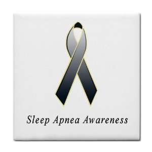  Sleep Apnea Awareness Ribbon Tile Trivet: Everything Else