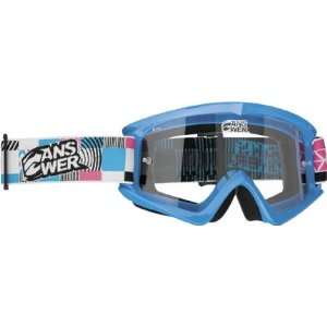  Answer Racing Apex Checkers MX Goggles (Cyan   01 8205 