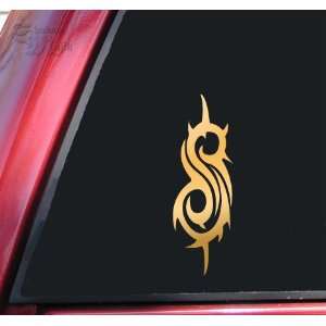  Slipknot Vinyl Decal Sticker   Mirror Gold: Automotive