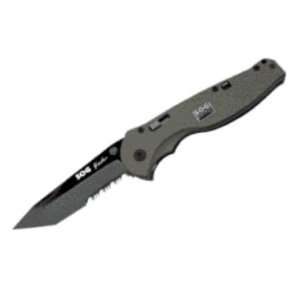 SOG Knives 00898 Flash II Tanto TiNi Graphite Series Assisted Opening 