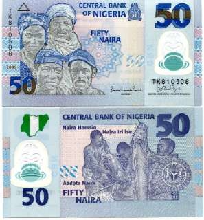 NIGERIA 5 100 Naira 2009/2010 UNC Polymer SET 5 pcs  
