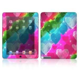 Apple iPad 2 Skin   Tye Dye Hearts