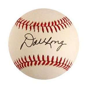  Dale Long Autographed Baseball   Autographed Baseballs 