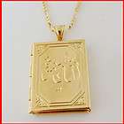   24 NECKLACE&MUSLI​M ALLAH GOD OPENABLE PENDANT CAN PUT PICTURE