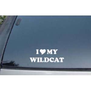  I Love My Wildcat Vinyl Decal Stickers: Everything Else