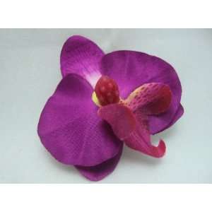  NEW Small Purple Orchid Hair Flower Clip, Limited. Beauty