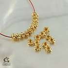 Bali Style 22K Gold Vermeil Nuggets 3X2.5mm (10 Beads)  
