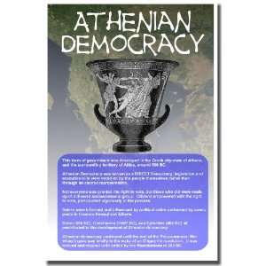  Ancient Greece Athenian Democracy, Classroom Poster 